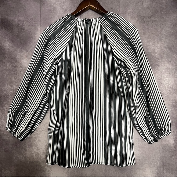 NWT! Everlane Gathered Shirt Butterlite Striped Button Front Women Size XXS - Picture 5 of 13